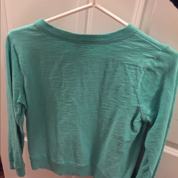 J Crew tortoise button sweatshirt - Picture 2 of 2